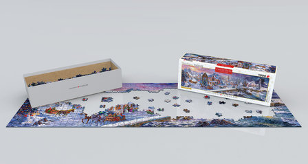 Holiday at the Seaside - Panorama Puzzel (1000)