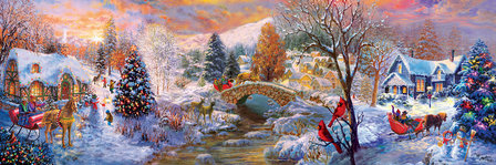 To Grandma&#039;s House We Go - Panorama Puzzel (1000)