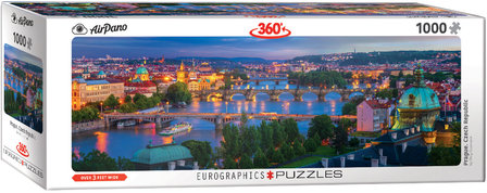 Prague, Czech Republic - Panorama Puzzel (1000)