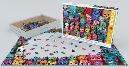 Traditional Mexican Skulls - Puzzel (1000)