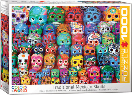 Traditional Mexican Skulls - Puzzel (1000)