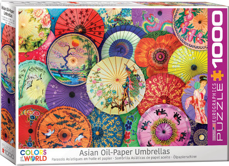 Asian Oil-Paper Umbrellas - Puzzel (1000)