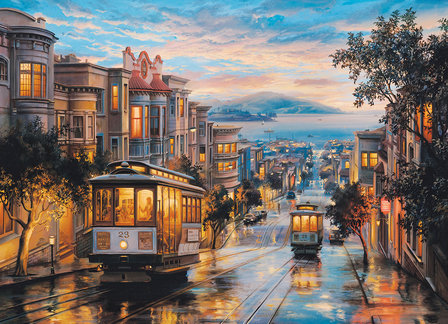 San Francisco, Cable Car Heaven - Puzzel (1000)