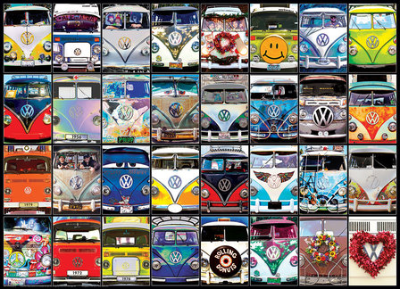 VW Cool Faces - Puzzel (1000)