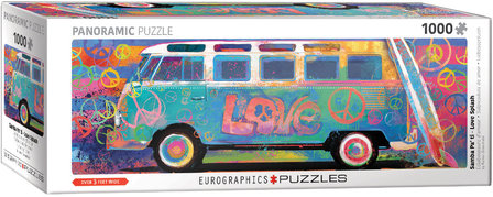 Samba Pa&#039;ti, Love Bus - Panorama Puzzel (1000)