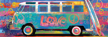Samba Pa&#039;ti, Love Bus - Panorama Puzzel (1000)