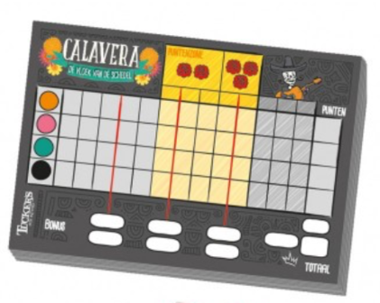 Calavera: Scoreblok