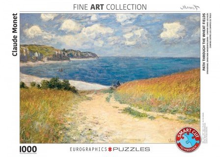 Path Through the Wheat Fields, Claude Monet - Puzzel (1000)
