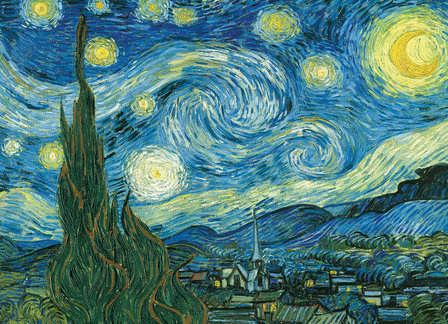 The Starry Night, Van Gogh - Puzzel (1000)