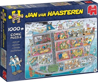 Cruiseschip - Jan van Haasteren Puzzel (1000)