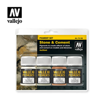 Pigment Set: Stone &amp; Cement (Vallejo)