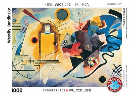 Yellow-Red-Blue, Wassily Kandinsky - Puzzel (1000)