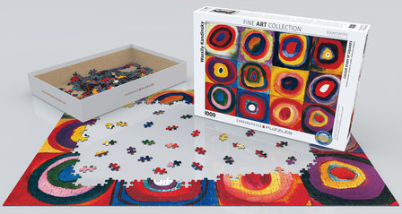 Colour Study of Squares, Wassily Kandinsky - Puzzel (1000)