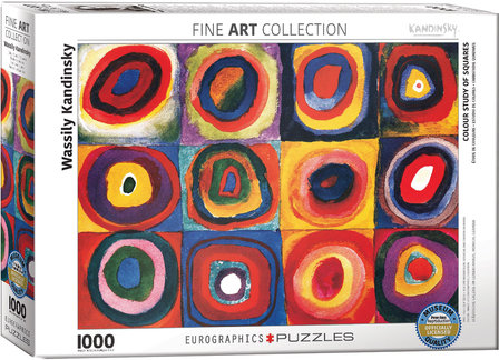 Colour Study of Squares, Wassily Kandinsky - Puzzel (1000)