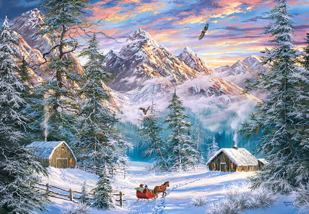 Mountain Christmas - Puzzel (1000)