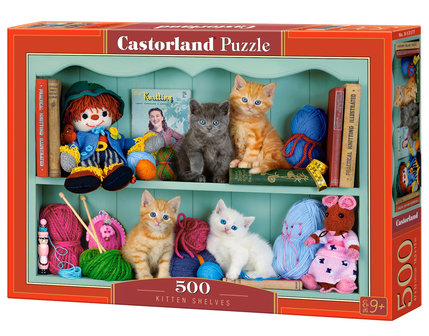 Kitten Shelves - Puzzel (500)