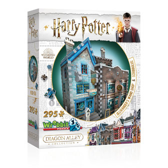 Harry Potter: Potter Ollivander's Wand Shop &amp; Scribbulus - Wrebbit 3D Puzzle (295)
