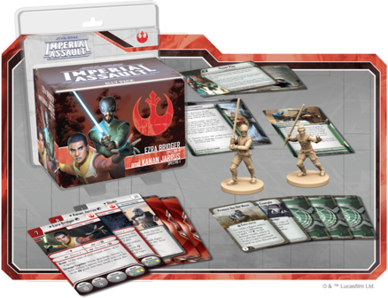Star Wars Imperial Assault: Ezra Bridger &amp; Kanan Jarrus Ally Pack