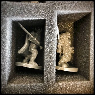 The Lord of the Rings - Journeys in Middle-Earth: Foam Tray Set (Feldherr)