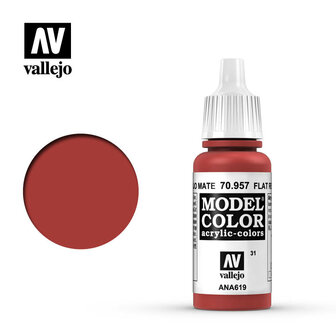 Model Color: Flat Red (Vallejo)