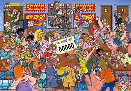 Wasgij Mystery Puzzel (#19): Bingobedrog! (1000)