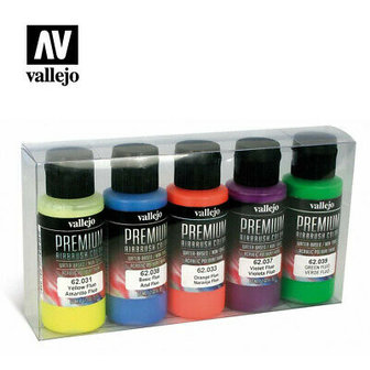Premium Airbrush Color: Fluorescent Colors (Vallejo)