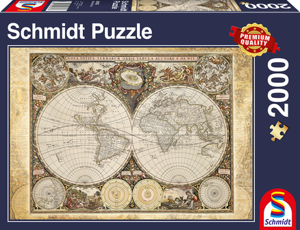 Historische Wereldkaart - Puzzel (2000)