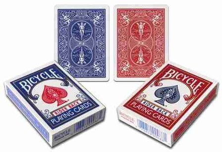 Magic Cards Red/Blue (Bicycle)