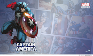 Marvel: Champions - Captain America Game Mat