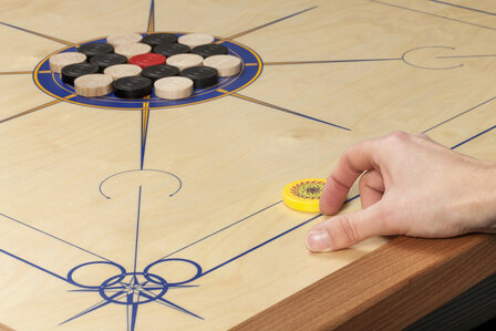 Carrom Standard (Blue/Yellow)