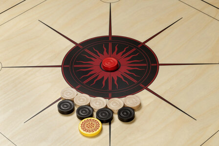 Carrom Standard (Black/Red)