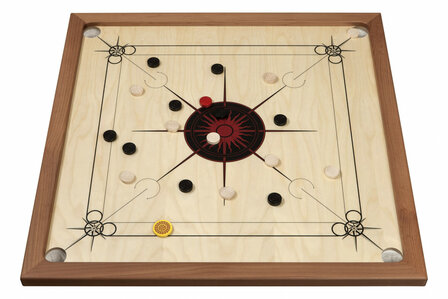 Carrom Standard (Black/Red)