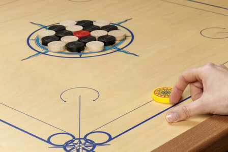 Carrom Standard (Dark Blue/Light Blue)