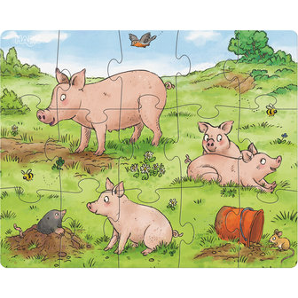 Puzzels: Jonge Boerderijdieren (3+)