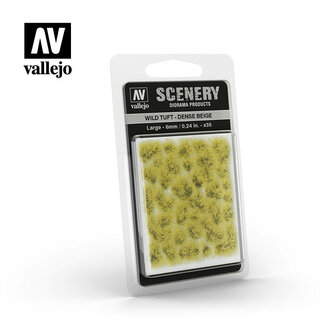 Vallejo Scenery: Wild Tuft L (Dense Beige)