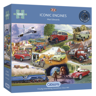 Iconic Engines - Puzzel (1000)