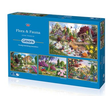 Flora &amp; Fauna - Puzzel (4x500)