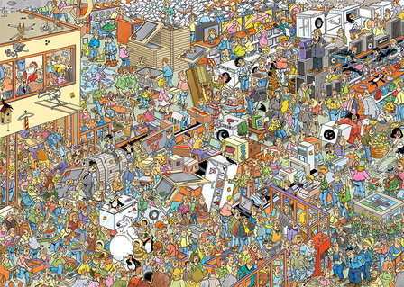 Kerst Koopjes &amp; Black Friday - Jan van Haasteren Puzzel (2x1000)