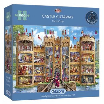 Castle Cutaway - Puzzel (1000)
