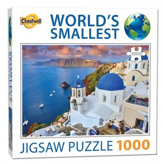 Santorini - World&#039;s Smallest Jigsaw Puzzle (1000)