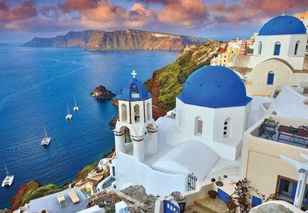 Santorini - World&#039;s Smallest Jigsaw Puzzle (1000)