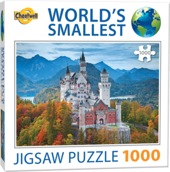 Neuschwanstein Castle - World&#039;s Smallest Jigsaw Puzzle (1000)