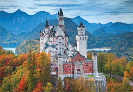 Neuschwanstein Castle - World&#039;s Smallest Jigsaw Puzzle (1000)