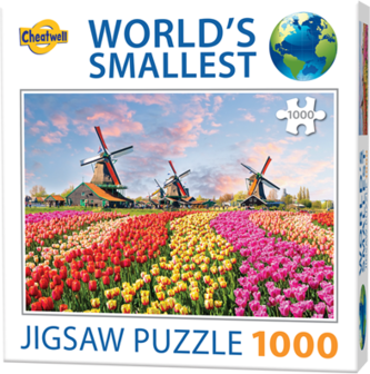 Dutch Windmills - World&#039;s Smallest Jigsaw Puzzle (1000)