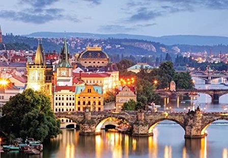 Prague Bridges - World&#039;s Smallest Jigsaw Puzzle (1000)
