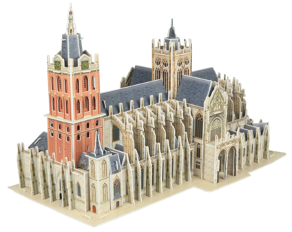 &#039;s Hertogenbosch: Sint-Janskathedraal - 3D Puzzel (184)