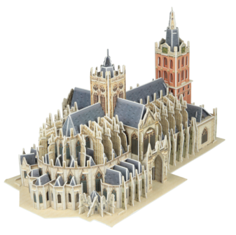 &#039;s Hertogenbosch: Sint-Janskathedraal - 3D Puzzel (184)