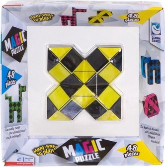 Magic Puzzle 3D - 48 delen (Geel)