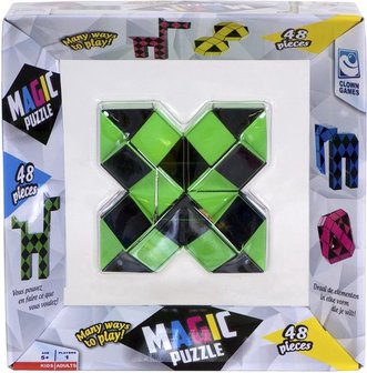 Magic Puzzle 3D - 48 delen (Groen)