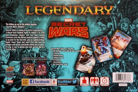 Legendary: A Marvel Deck Building Game - Secret Wars, Volume 2
